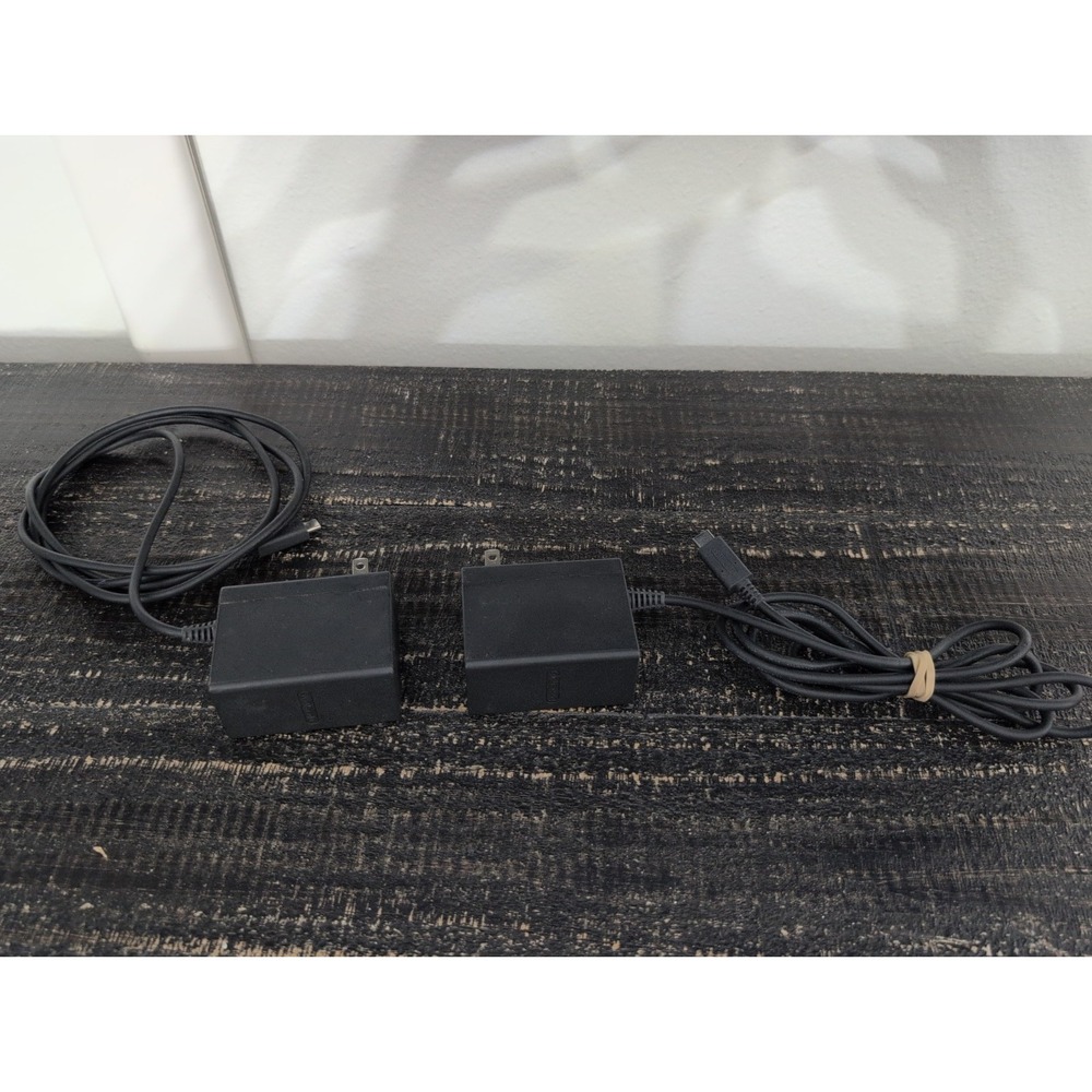 Nintendo Switch Original OEM Charger Power Supply Plug Set Lot of 2